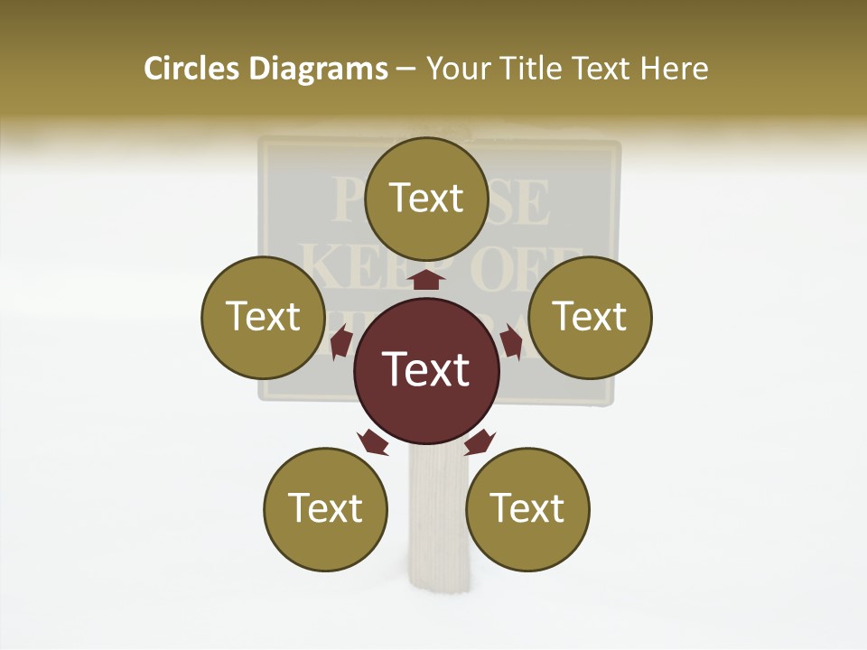 Touching Aging Finger PowerPoint Template