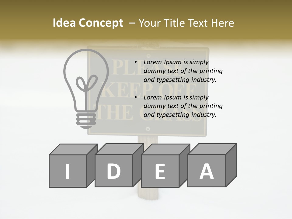 Touching Aging Finger PowerPoint Template