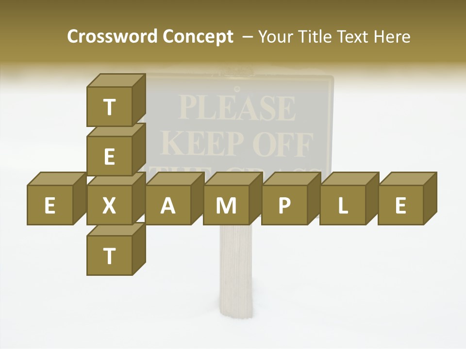 Touching Aging Finger PowerPoint Template