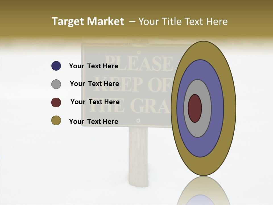 Touching Aging Finger PowerPoint Template