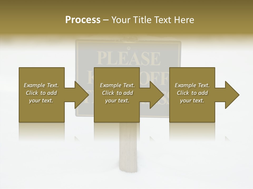 Touching Aging Finger PowerPoint Template