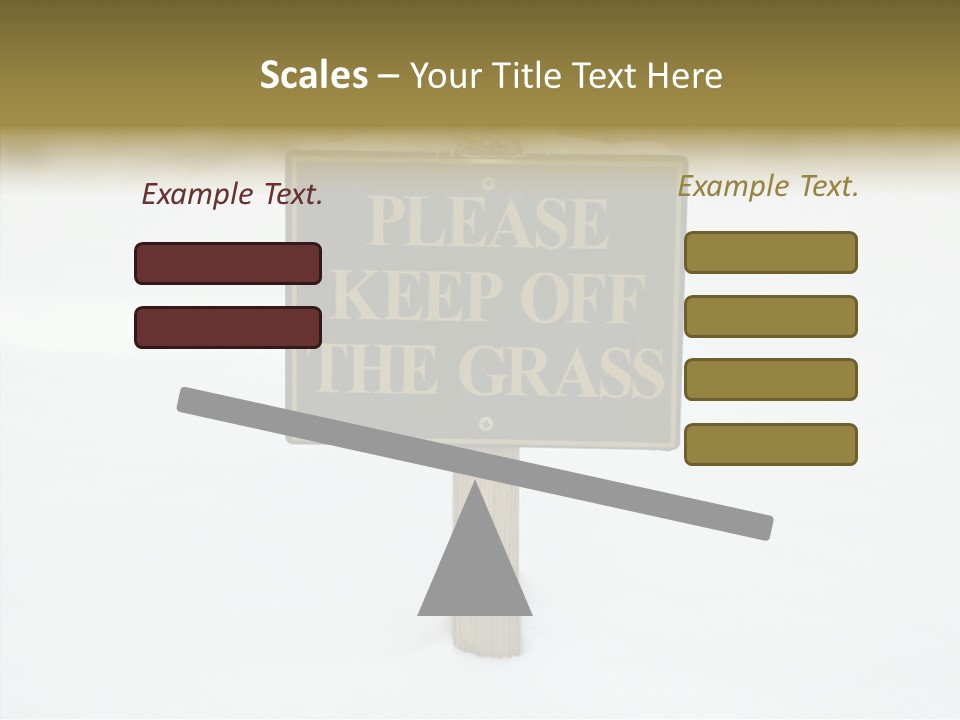 Touching Aging Finger PowerPoint Template