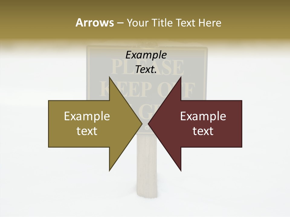 Touching Aging Finger PowerPoint Template