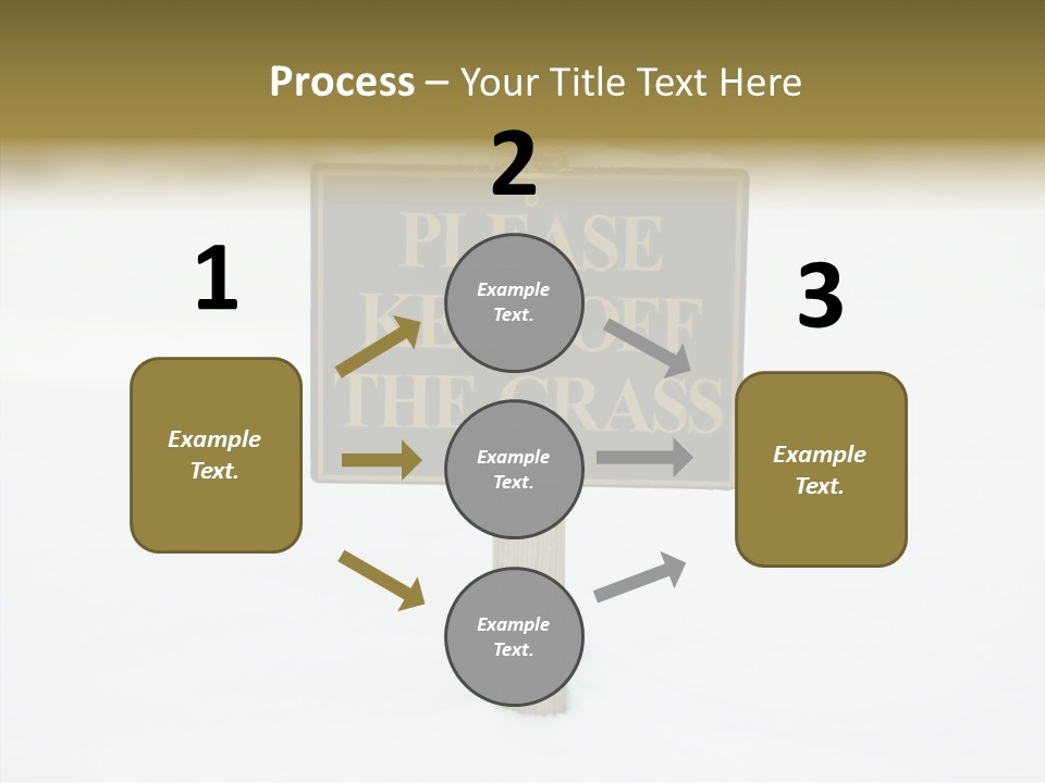 Touching Aging Finger PowerPoint Template