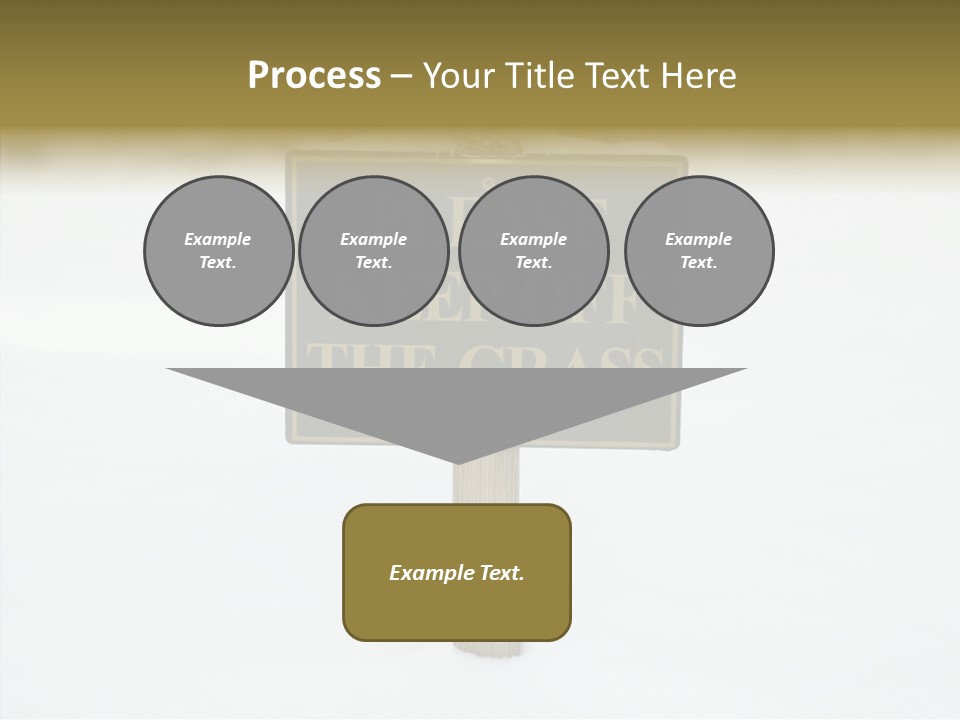 Touching Aging Finger PowerPoint Template