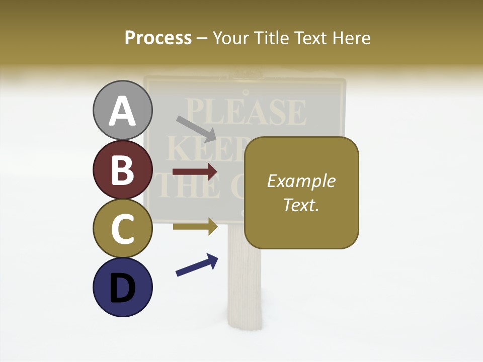 Touching Aging Finger PowerPoint Template