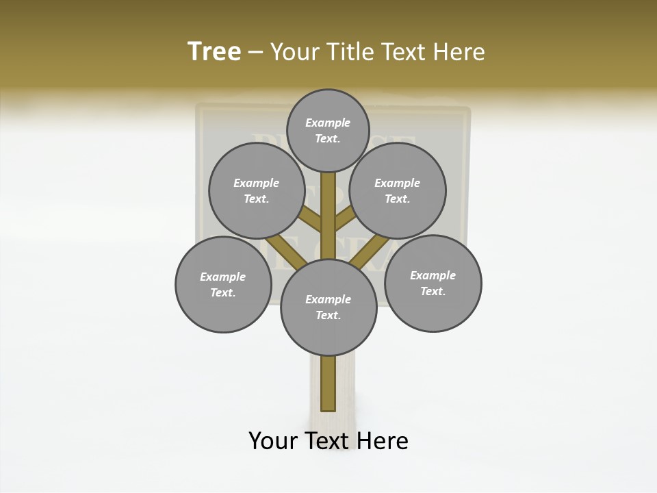 Touching Aging Finger PowerPoint Template