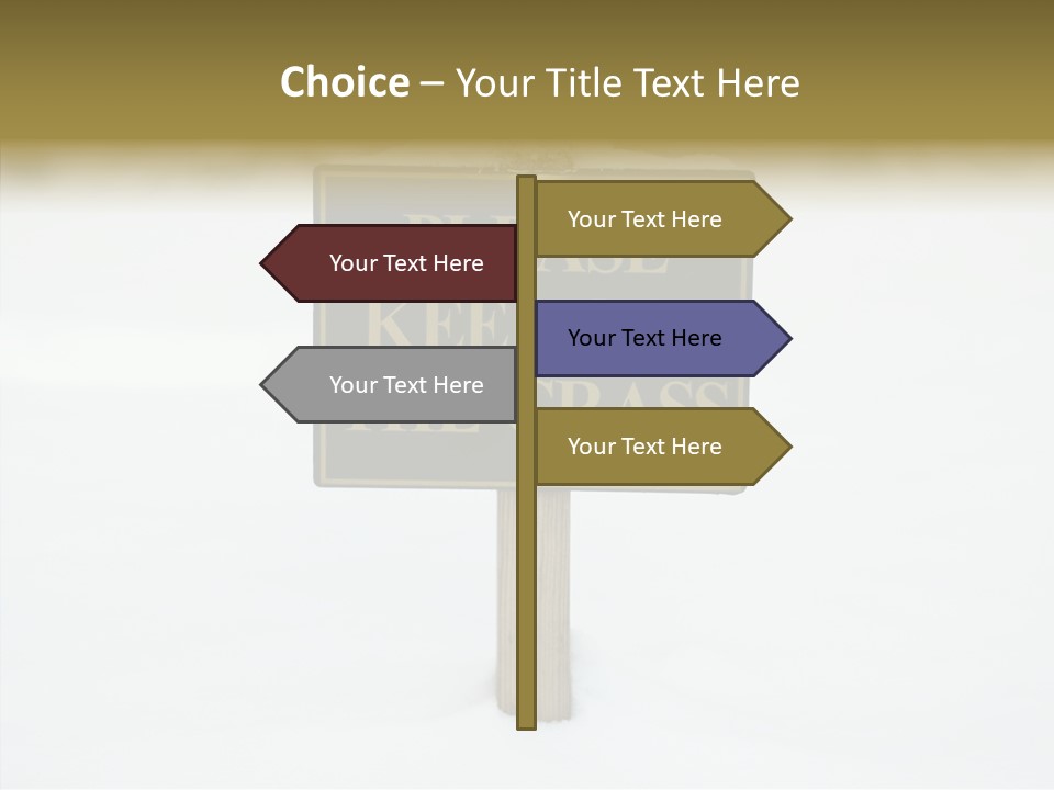 Touching Aging Finger PowerPoint Template