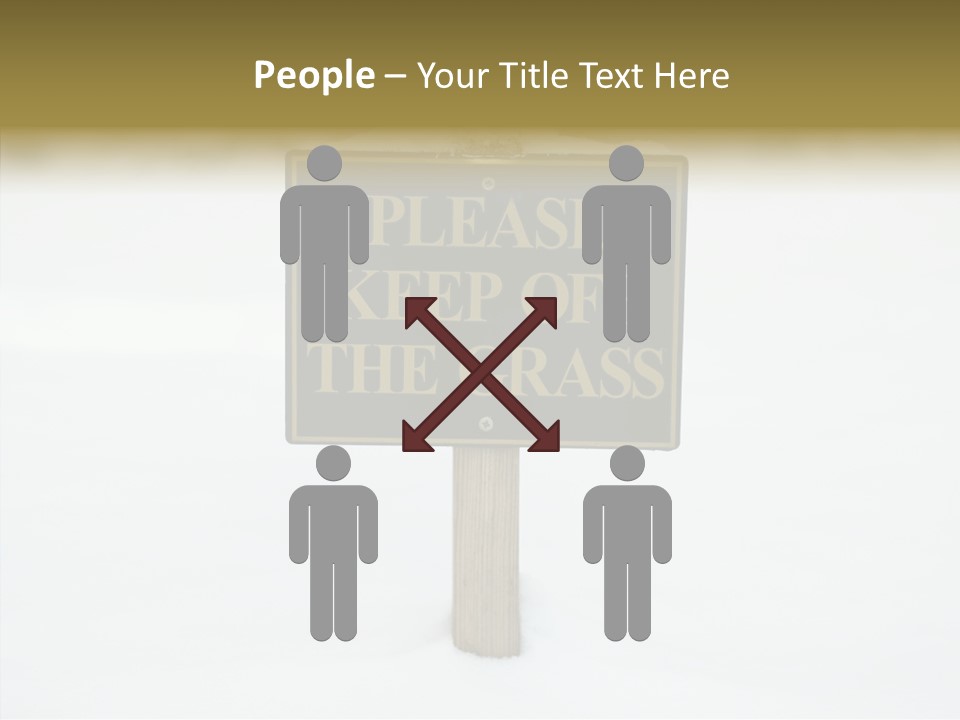 Touching Aging Finger PowerPoint Template