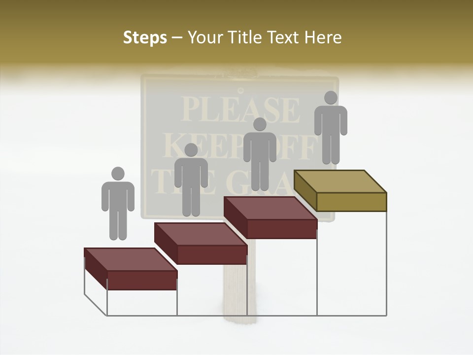 Touching Aging Finger PowerPoint Template