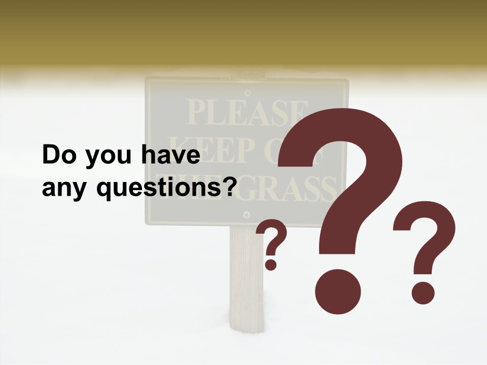 Touching Aging Finger PowerPoint Template