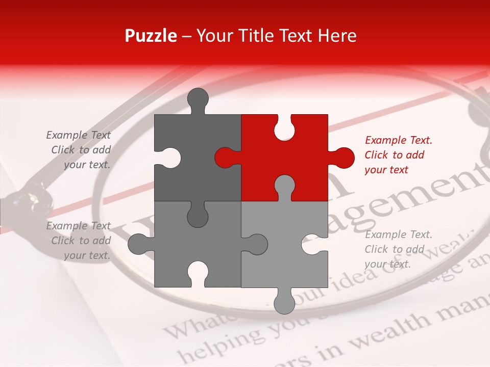 Closeup Hold Close Up PowerPoint Template
