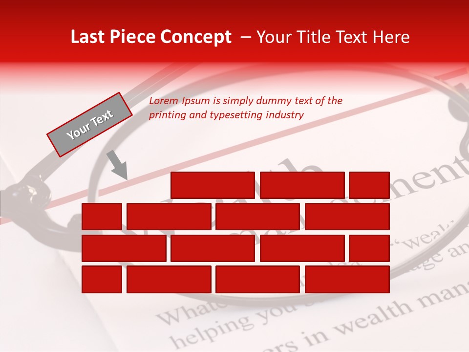 Closeup Hold Close Up PowerPoint Template