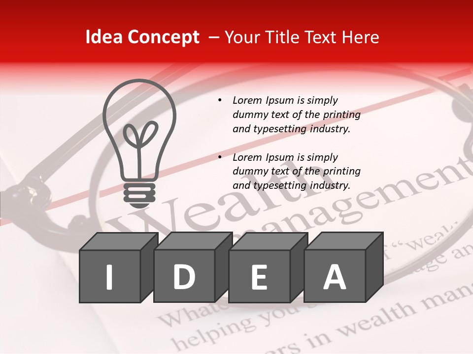 Closeup Hold Close Up PowerPoint Template