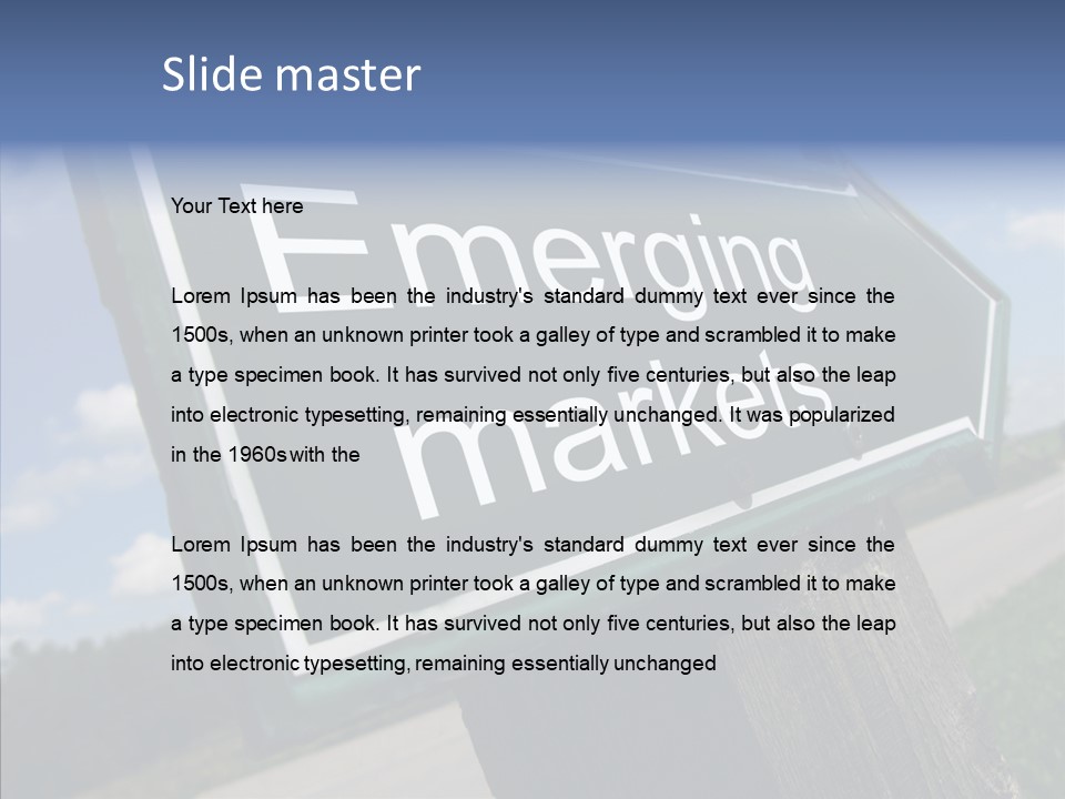 Hand Aging Background PowerPoint Template