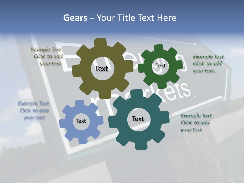 Hand Aging Background PowerPoint Template