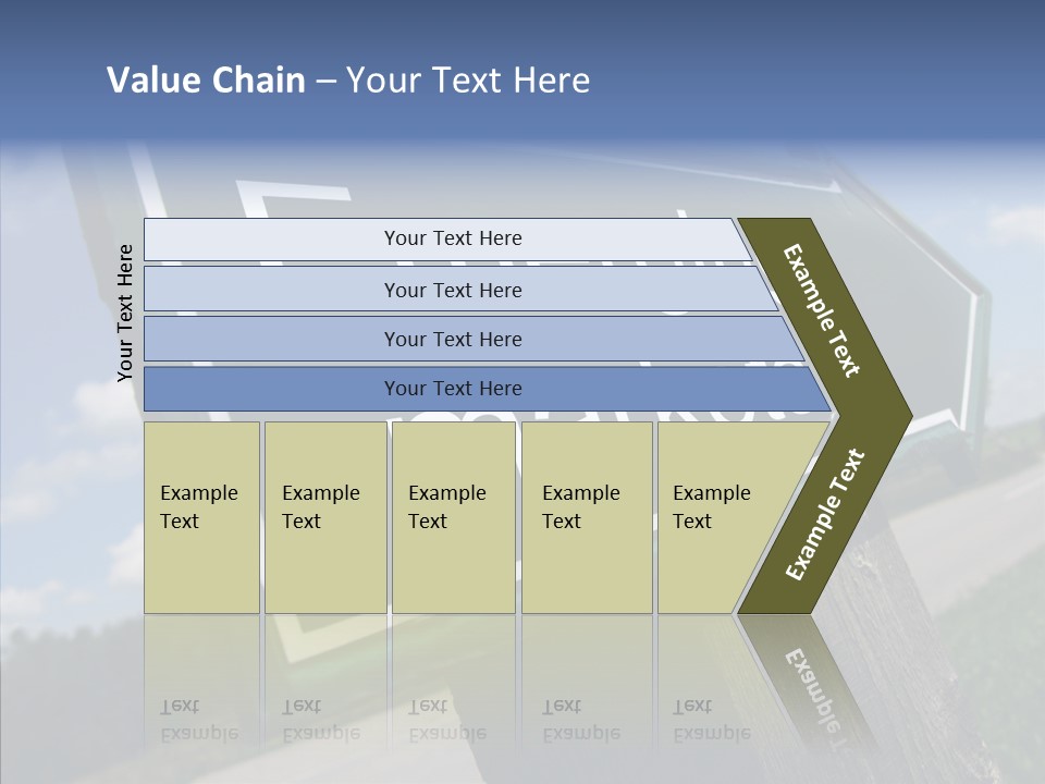 Hand Aging Background PowerPoint Template
