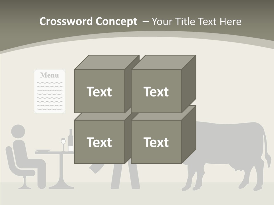 White Young Caregiver PowerPoint Template
