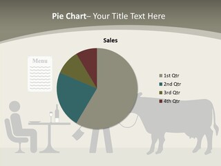 White Young Caregiver PowerPoint Template