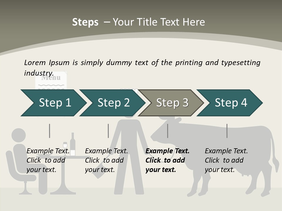 White Young Caregiver PowerPoint Template
