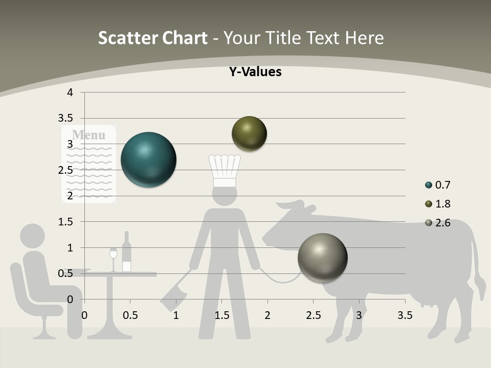 White Young Caregiver PowerPoint Template