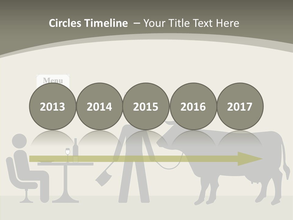 White Young Caregiver PowerPoint Template