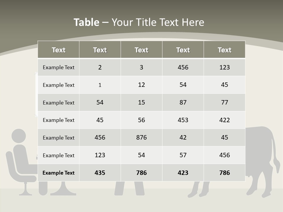 White Young Caregiver PowerPoint Template