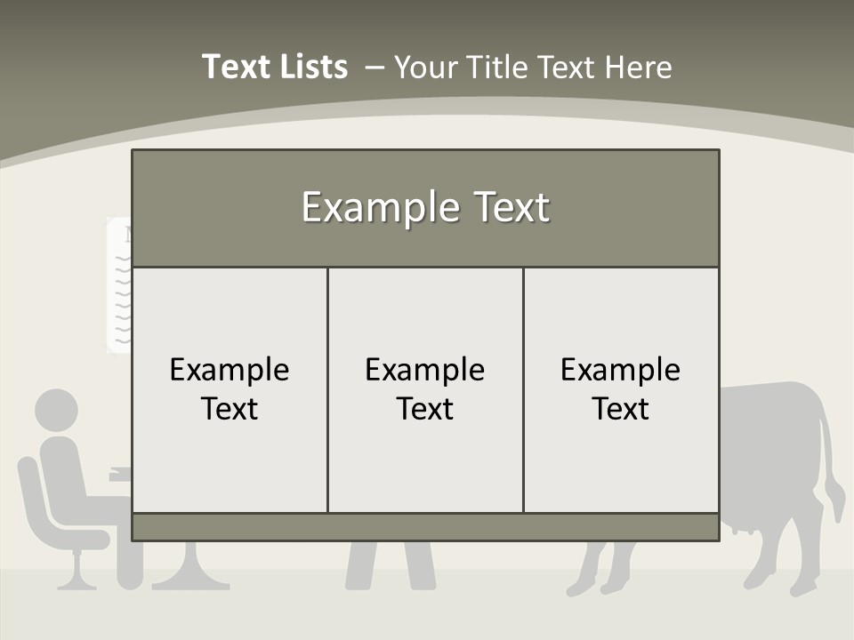 White Young Caregiver PowerPoint Template