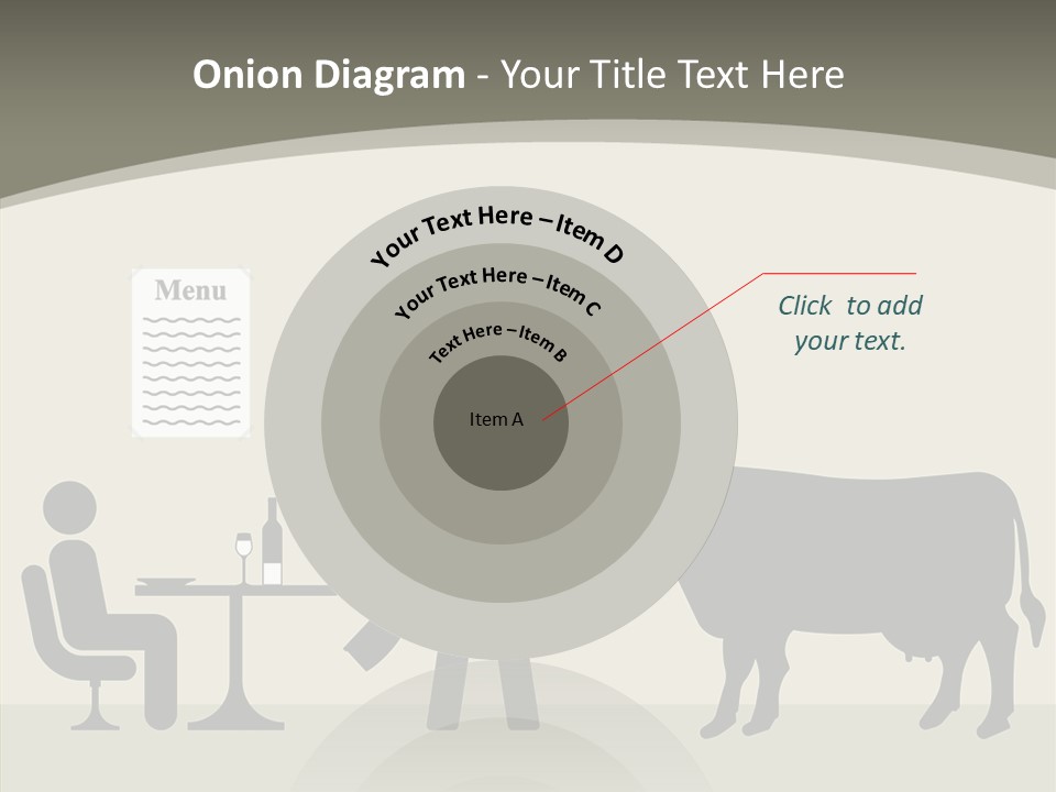 White Young Caregiver PowerPoint Template