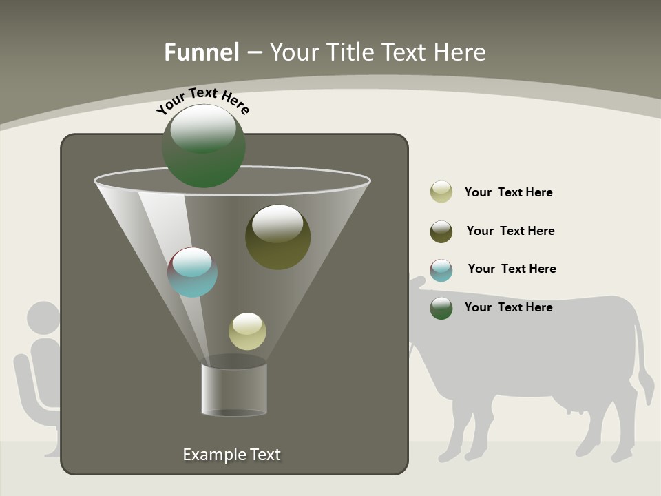 White Young Caregiver PowerPoint Template