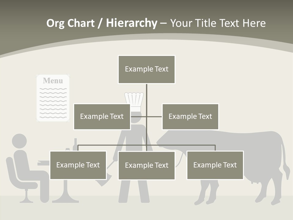 White Young Caregiver PowerPoint Template