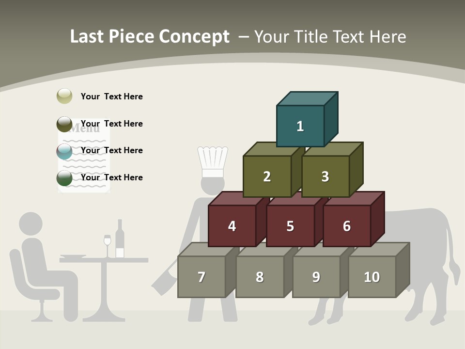 White Young Caregiver PowerPoint Template