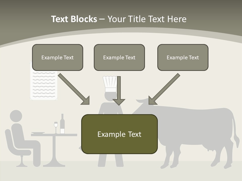 White Young Caregiver PowerPoint Template