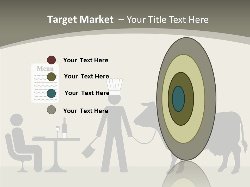 White Young Caregiver PowerPoint Template