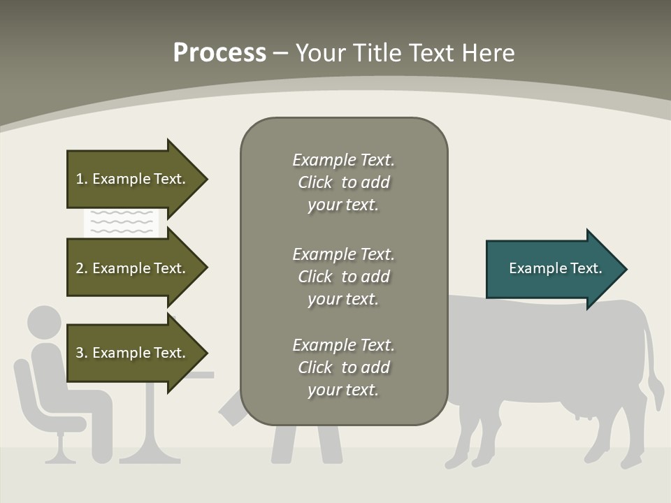 White Young Caregiver PowerPoint Template