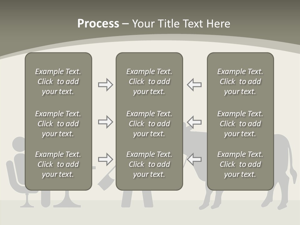 White Young Caregiver PowerPoint Template