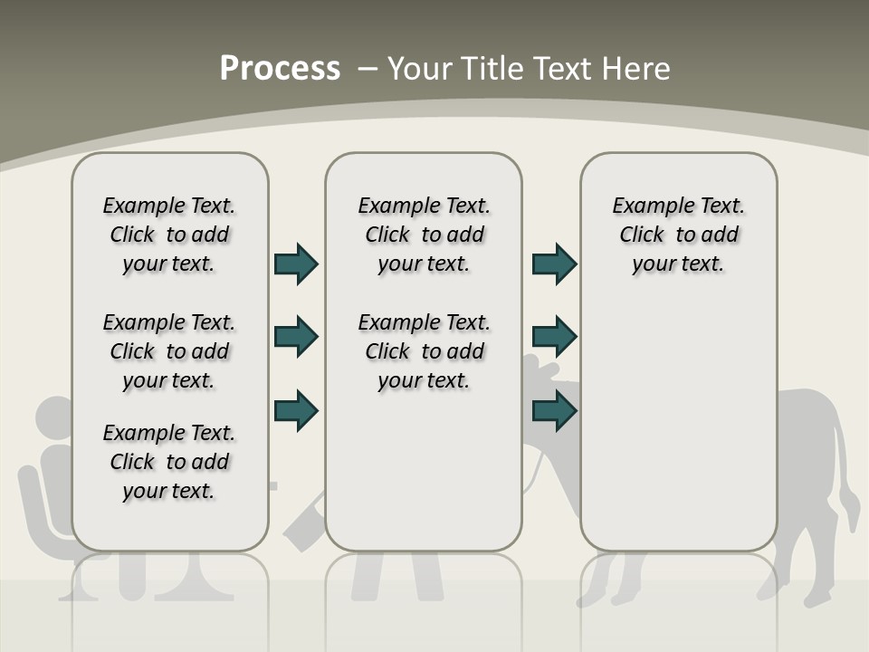 White Young Caregiver PowerPoint Template