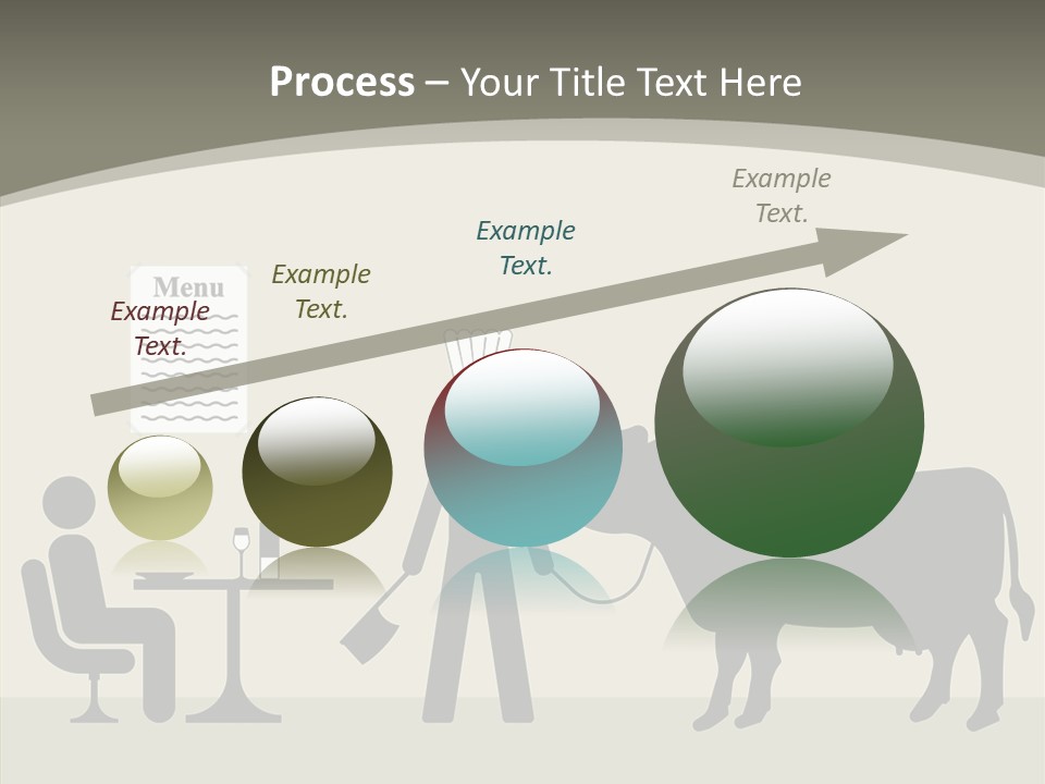White Young Caregiver PowerPoint Template