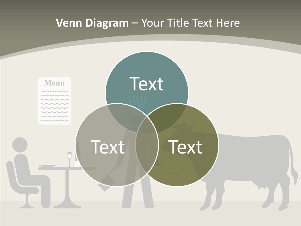 White Young Caregiver PowerPoint Template