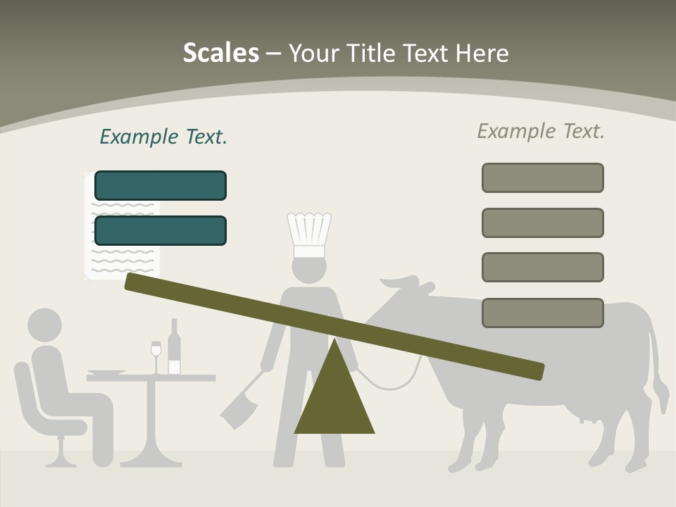 White Young Caregiver PowerPoint Template