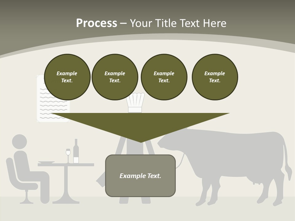 White Young Caregiver PowerPoint Template