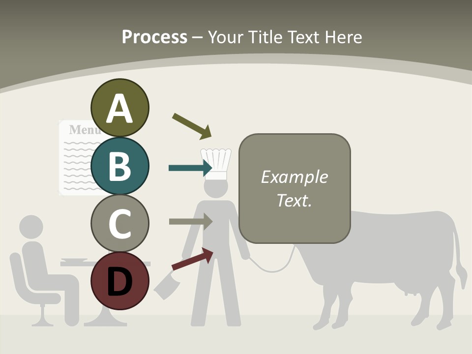 White Young Caregiver PowerPoint Template