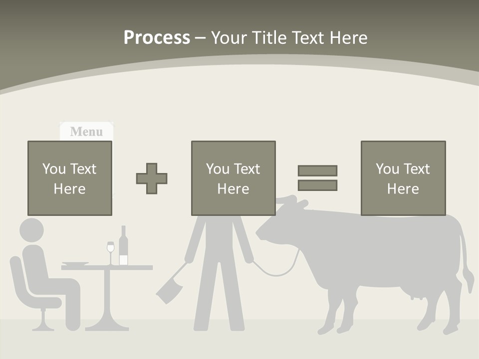 White Young Caregiver PowerPoint Template