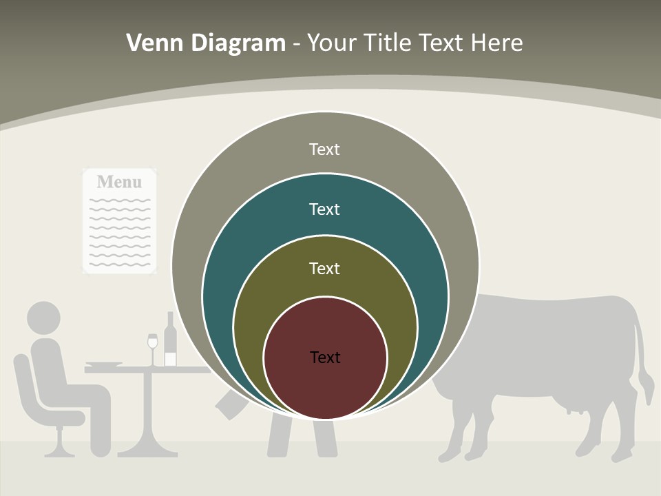 White Young Caregiver PowerPoint Template