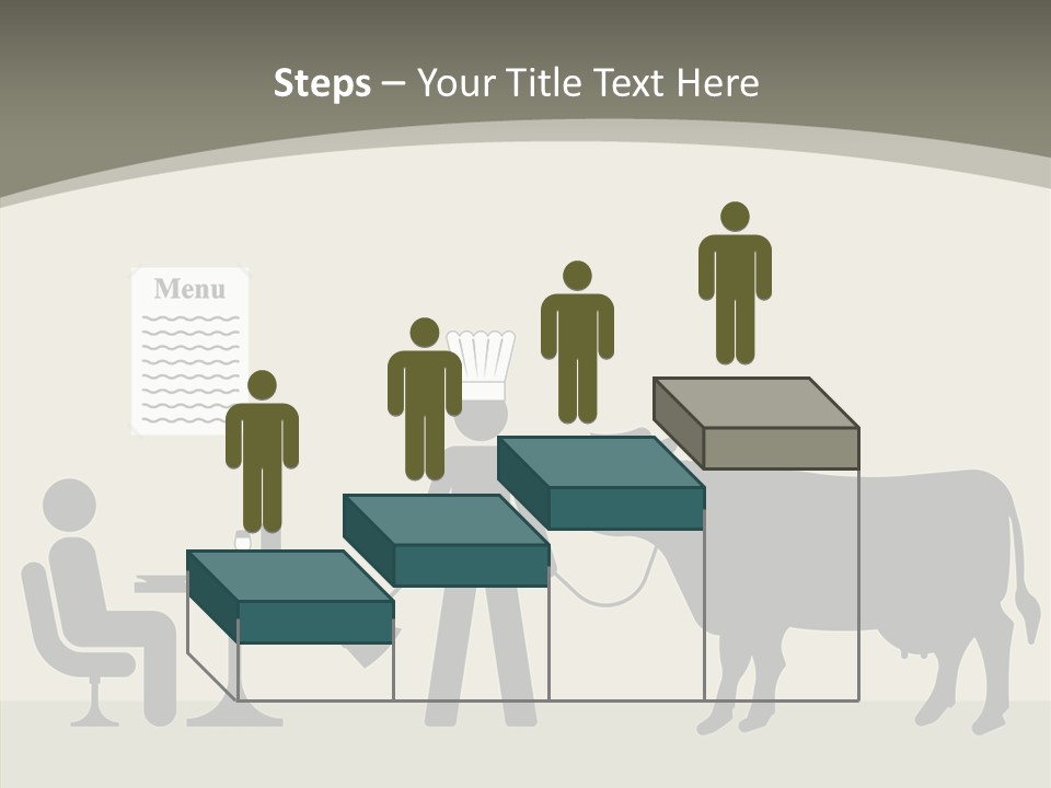 White Young Caregiver PowerPoint Template