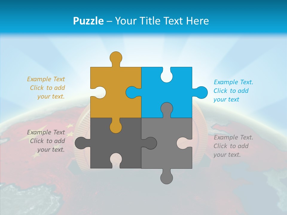 Caregiver Elder Close Up PowerPoint Template