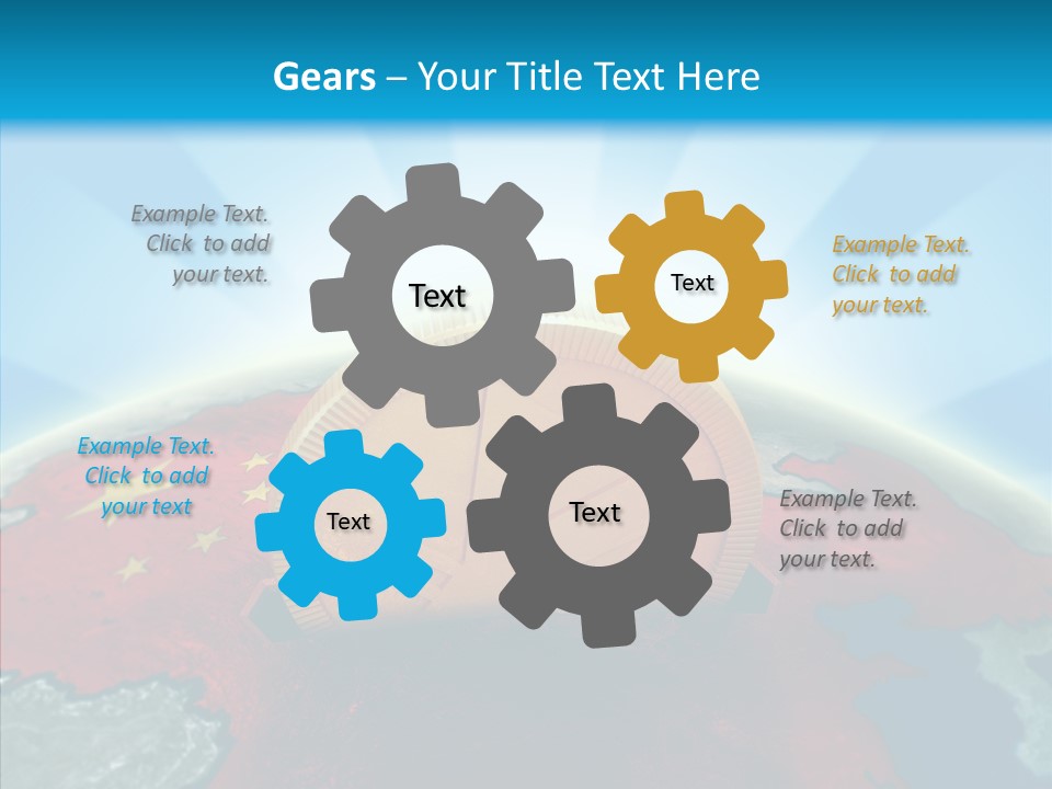 Caregiver Elder Close Up PowerPoint Template