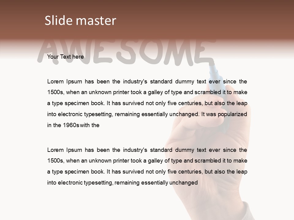 Togetherness Caregiver Grandmother PowerPoint Template