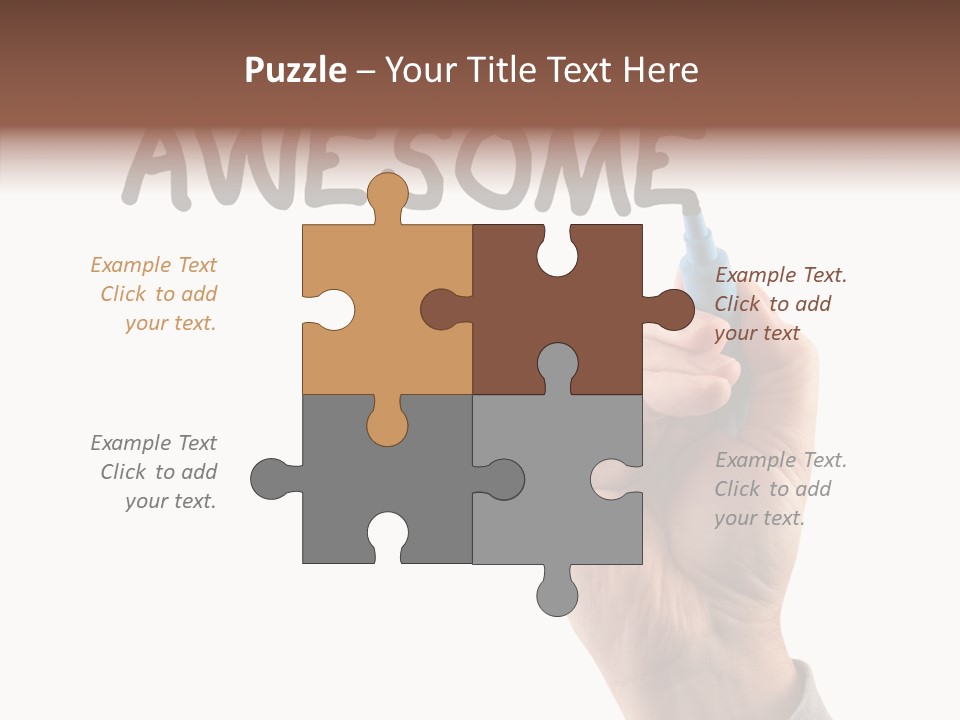 Togetherness Caregiver Grandmother PowerPoint Template