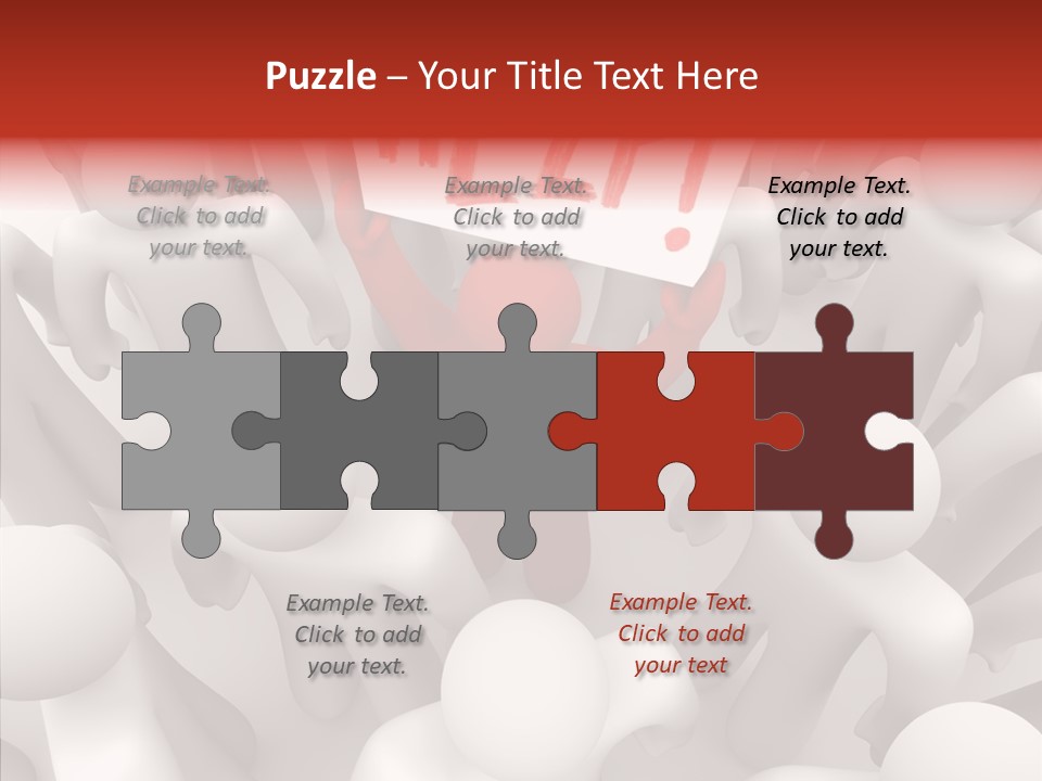 Touching White Background Holding Hands PowerPoint Template